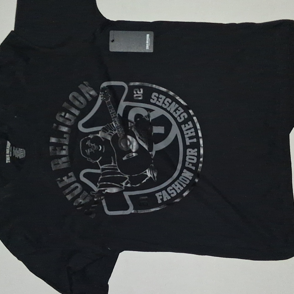 True Religion HS Dome T-Shirt Black 4XL NWT